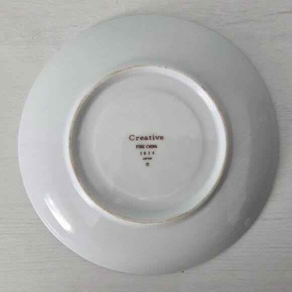 Vintage Platinum Star Burst by Creative Tea Saucer Plate - Picture 3 of 3